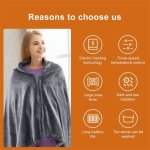 Chle chaud chauffant lectrique usb couverture polaire chauffante lavable portable couette en peluche ...