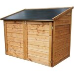 Chalet & jardin coffre de jardin en bois trocadéro 1200l Chalet & jardin coffre de jardin en bois trocadéro 1200l