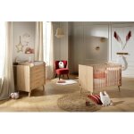 Chambre b�b� duo - lit 120 x 60 cm + commode 3 tiroirs - arty - sauthon