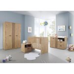 Chambre b�b� ou enfant tommy lit 60x120 �volutif en 90x200 armoire commode � langer et chevet