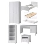 Chambre complète enfant 7p erik blanc Chambre complète enfant 7p erik blanc