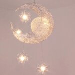 Chambre suspension enfant light moon star kid lustre lumire plafonnier moderne balcon lampe