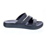 Chanclas crocs getaway strappy - femme - noir