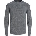 Chandail - jack & jones - essential basic knitted - gris - col classique - 100% coton