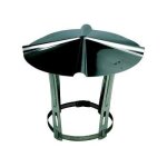 Chapeau chinois inox n 1 80 / 110 - ten - chapeau inox chinois de toiture