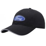 Autocollant de voiture pour ford 6. 3x5cm avec 1 casquette de baseball chapeau brod� ford noir