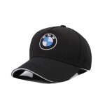 Autocollant de voiture pour bmw 60x40mm noir avec 1 casquette de baseball chapeau brod bmw noir