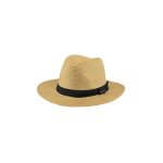 Chapeau fedora aveloz - barts - rouge - chic - 100% paille papier