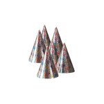 Chapeaux de f�te m�tallis�s noirs - le geant de la fete - taille unique - pour adultes et enfants