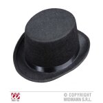 Chapeau haut de forme noir enfant - widmann - accessoire pour déguisement cabaret et cinéma Chapeau haut de forme noir enfant - widmann - accessoire pour déguisement cabaret et cinéma
