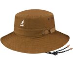 Chapeau - kangol - jungle utility cords - toile de coton - boucles utilitaires - tan