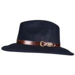 Chapeau de laine rouleable pour homme horka - bleu - sports dhiver - randonne