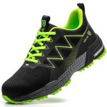 Chaussures de travail l�g�res � embout en acier pour hommes - antcool - s3s1p - vert - respirantes