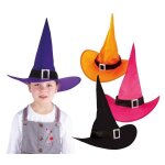 Chapeau de sorcire enfant 4 ass