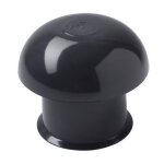 Chapeau de ventilation simple ardoise s / m 100 / 164. 5mm nicoll - cc10