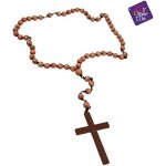 Chapelet en bois - viving costumes201543 - 40 cm - id�al carnaval - mixte