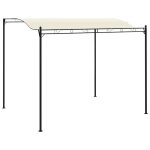 Vidaxl chapiteau tissu blanc crme 43217