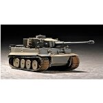 Char lourd allemand tigre i (dbut de production) - trumpeter - jouet - gris