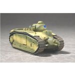 Char lourd franais renault b1 bis 1940 - trumpeter - enfant - 15 ans - garon - plastique - vert - intrieur ...