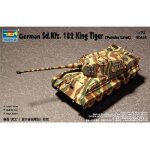 Char lourd sd kfz 182 king tiger allemand - trumpeter - maquette de char militaire - echelle 1 / 72