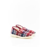 Damart - chaussons thermolactyl - rouge carreaux