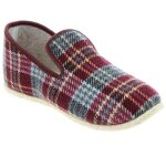 Charentaises - fargeot - floride - rouge - confortables et chaudes pour lhiver - femme homme - taille ...