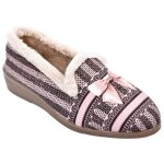 Charentaise femme premium fantaisie - md9970 taupe