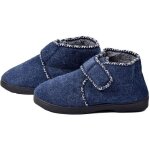 Charentaise femme montante fourre avec scratch - ozabi - k88r12 - bleu marine - confortable et rsistante ...