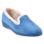 Charentaise femme pantoufle premium - ozabi - modle 262 suapel bleu - confortable et rsistante