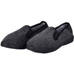 Charentaise homme en feutrine int�rieure fourr�e - ozabi - mod�le k88r8 - noir