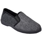 Charentaises homme ozabi - mod�le 24k88r5 - feutrine confortable - semelle int�rieure molletonn�e - anthracite ...