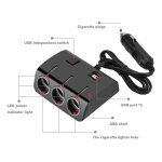 Chargeur allume - cigare de voiture - gototop - multiprise 3 prises - 2 ports usb - 120w - pratique et ...