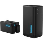 Chargeur batteries + 2 batteries max2 - gopro - charge rapide - indicateur led - compatible usb - c