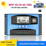 Chargeur de batterie mppt - allonscd - 30a - 12v / 24v - suivi automatique - �cran lcd