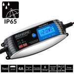 Chargeur de batterie intelligent pour vhicules 6v 12v cran lcd 6 programmes 7 niveaux de charge automatique ...