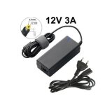 Chargeur de batterie ordinateur portable 12v 3a - hd line - fiche 4. 8 x 1. 7 mm