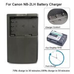 Chargeur de batterie - rncyn - cb - 2lte / cb - 2lwe - compatible canon - 8. 4v - noir