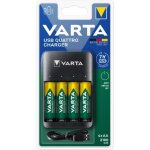 Chargeur de batterie - varta - value quattro - 1  4 batteries aa / aaa - 4 accus 2100 mah inclus - rechargeab ...