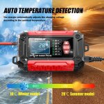 Chargeur batterie voiture moto auto 6a 12v - mioloe - intelligent maintien de charge batterie moto avec ...