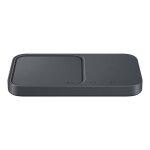 Chargeur duo sans fil rapide 15w samsung - pad induction - sans adaptateur secteur - noir