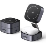 Chargeur induction - ugreen - magflow qi2 - 15w - compatible iphone - charge rapide