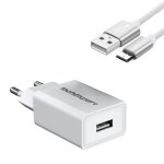 Chargeur + cable micro - usb pour tablettes lenovo yoga tablet 2 - 5 volts - 2 amp�res blanc