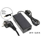 Chargeur ordinateur 19v 3. 15a - hd line - compatible pc portable - connecteur 5. 5 x 3 mm