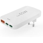 Chargeur rapide - hama - 65w - 2 usb - c - 1 usb - a - power delivery - quick charge