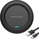 Chargeur sans fil - rohs - 15w - induction universel - usb - c - noir Chargeur sans fil - rohs - 15w - induction universel - usb - c - noir