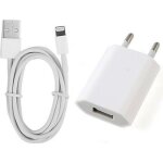 Chargeur secteur - luodao - iphone 6 / 6s / 5 / 5s - c�ble usb inclus - couleur blanc - 1 unit�