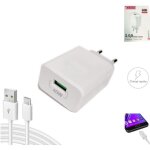 Chargeur secteur super charge 40 w + cble usb type c pour honor magic 5 lite honor magic 5 pro avec ...