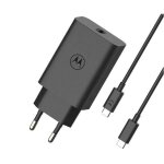Chargeur secteur motorola sjmc682 noir avec ports usb - c - charge rapide 68 w Chargeur secteur motorola sjmc682 noir avec ports usb - c - charge rapide 68 w