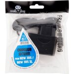 Chargeur secteur - compatible new3ds / new3dsxl / dsi / 3ds - filaire - 1m - noir - accessoire