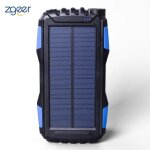 Chargeur solaire 25000mah portable solaire power bank r�sistant aux chocs sortie prot�g� contre la poussi�re ...